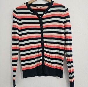 Loft •‎ Striped Cardigan